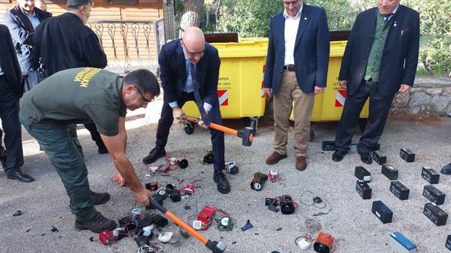 Βράβευση θηροφυλάκων και καταστροφή ηχομιμητικών συσκευών