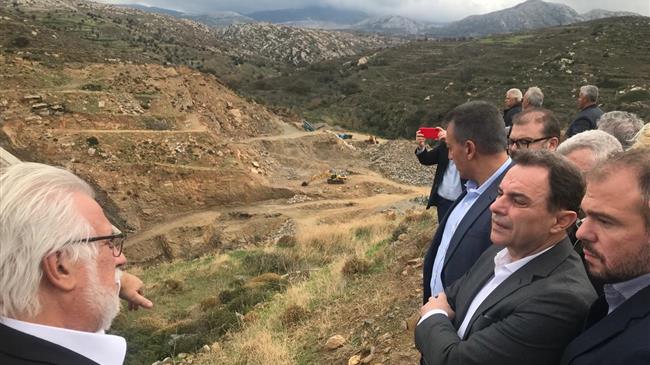 Επανεκκίνηση των εργασιών κατασκευής του φράγματος Τσικαλαριού στη Νάξο