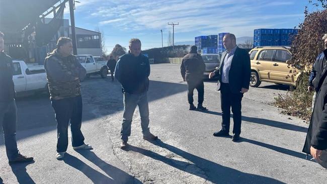 Στους μηλοκαλλιεργητές της Άρνισσας και της Βεγορίτιδας ο Λάκης Βασιλειάδης