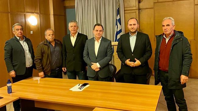 Συνάντηση Βασιλειάδη, με συμμετοχή του ΣΕΑΣ Πέλλας, με τον Γεωργαντά για τη στήριξη της δενδροκαλλιέργειας