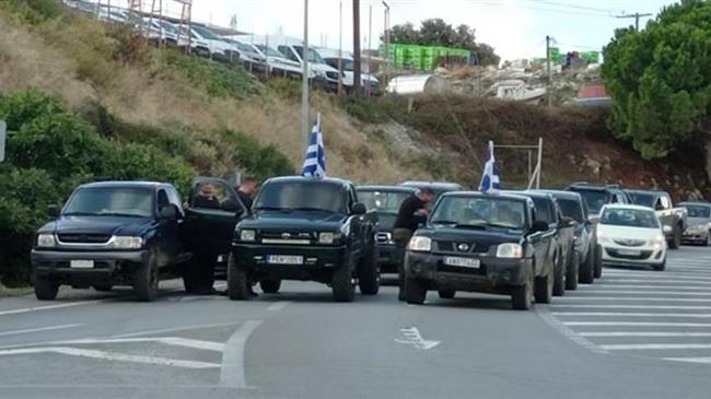 Μηχανοκίνητη πορεία αγροτών στο Βόλο