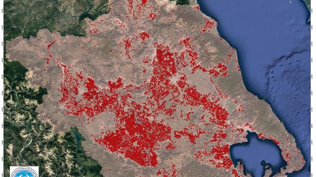 Στο «κόκκινο» ο χάρτης των γεωτρήσεων της Θεσσαλίας