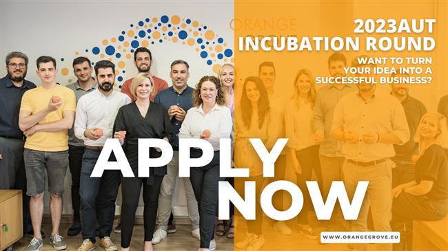Ξεκινούν οι αιτήσεις υποβολής για το νέο κύκλο Incubation του Orange Grove