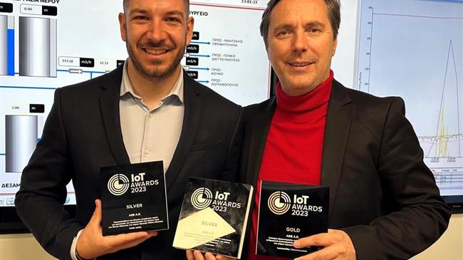 Τρία βραβεία απέσπασε ο Δήμος Νάουσας και η ΔΕΥΑΝ στα «IoT Awards 2023»