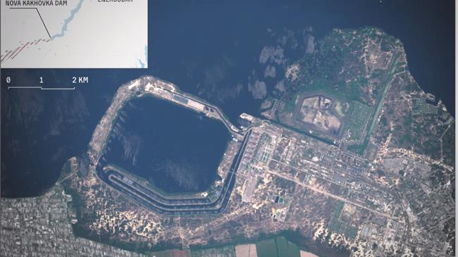 Greenpeace: Η σημαντική πτώση της στάθμης του νερού στην τεχνητή λίμνη Κάκοβκα θέτει σε κίνδυνο την ασφάλεια του πυρηνικού σταθμού της Ζαπορίζια