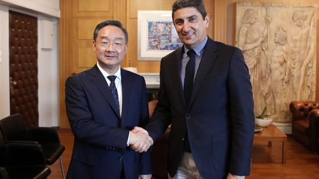 Συνάντηση Υπουργού Αγροτικής Ανάπτυξης  Λευτέρη Αυγενάκη με τον Κινέζο ομόλογο του  Τang Renjian