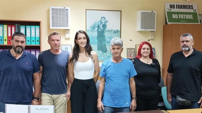 Συνάντηση - κ Σπυριδάκη Κατερίνα - Βουλευτή Ν. Λασιθίου