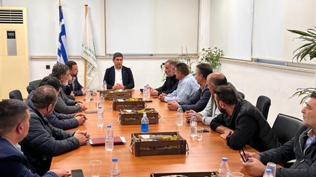 Συναντήσεις Αυγενάκη με το νέο ΔΣ της ΕΑΣ Ηρακλείου, εκπροσώπους ΤΟΕΒ Κρήτης και θερμοκηπιακών καλλιεργιών