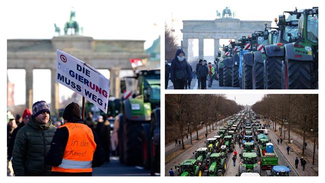 Εβδομάδα δράσης αγροτών στη Γερμανία: Συγκεντρώσεις, μπλόκα και συλλαλητήριο στο Βερολίνο