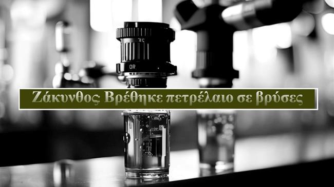 Ζάκυνθος: Βρέθηκε πετρέλαιο σε βρύσες