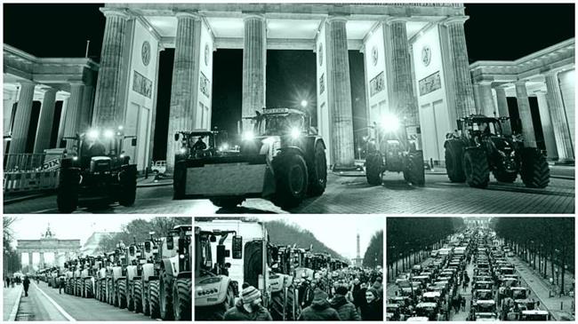 Γερμανία: Πάνω από 130.000 αγρότες στα μπλόκα
