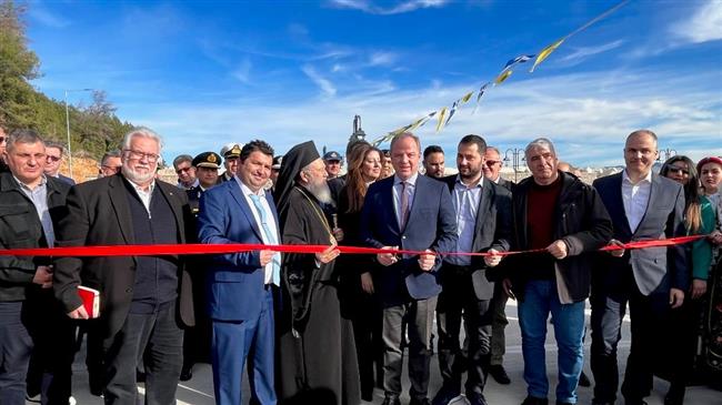 Στα εγκαίνια του αλιευτικού καταφυγίου στην Αγία Άννα ο Σταμενίτης