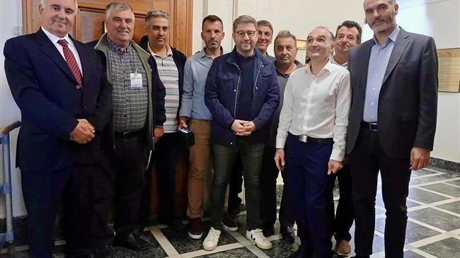 Συνάντηση του Χνάρη με το σωματείο «Εθνική Ένωση Πλοιοκτητών  Επαγγελματιών Αλιέων 'Η  ΜΕΣΟΓΕΙΟΣ»