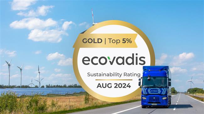 Η Renault Trucks κερδίζει τη Χρυσή Πιστοποίηση Ecovadis για 6ησυνεχή χρονιά