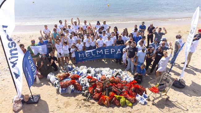 Όμιλος Επιχειρήσεων Σαρακάκη-Kinsen: Απομάκρυνση 2.800 Αποτσίγαρων & 400 Κιλών Απορριμμάτων σε 2 ώρες