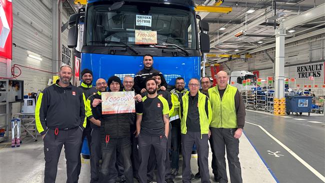 Το εργοστάσιο της Renault Trucks στο Bourg-en-Bresse κατασκευάζει το εκατομμυριοστό φορτηγό του