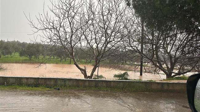 Πλημμύρισαν καλλιέργειες και δρόμοι σε περιοχές γύρω από το νέο Α/Δ στις Δημοτικές Ενότητες Θραψανού και Καστελλίου