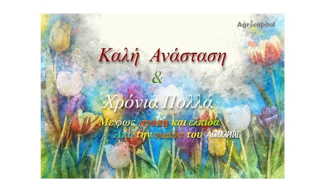 Καλή Ανάσταση και Καλό Πάσχα από την ομάδα του Agrocapital