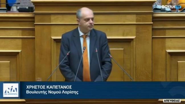 Καπετάνος: Άμεση αποζημίωση για τις ζημιές σε δενδροκαλλιέργειες και αμπελοκαλλιέργειες στη Θεσσαλία λόγω "Daniel"