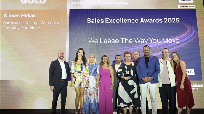 Kinsen Hellas-Saracakis Leasing: Τριπλή Διάκριση στα Sales Excellence Awards 2025