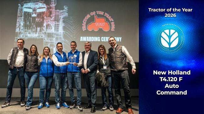 Tractor of the Year 2026: Νίκη για τη New Holland στην κατηγορία Specialized