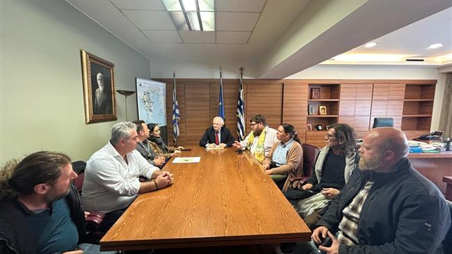 Συνάντηση  του Γιάννη Ανδριανού με εκπροσώπους φορέων βιοκαλλιεργητών