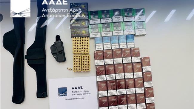 ΑΑΔΕ: Κατάσχεση λαθραίων καπνικών και σφαιρών στη Μυτιλήνη